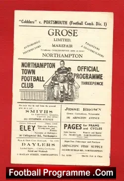Northampton Town v Portsmouth 1952