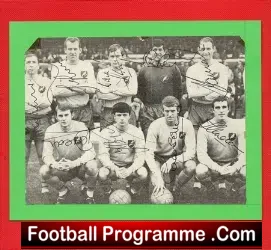 Norwich City Team Autographs 1968