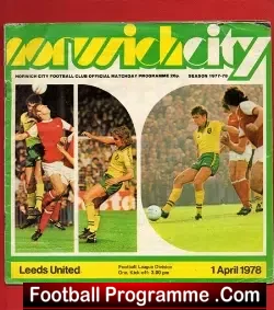 Norwich City v Leeds United 1978