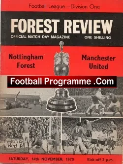 Nottingham Forest v Manchester United 1970