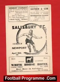 Salisbury Town v Newport 1955