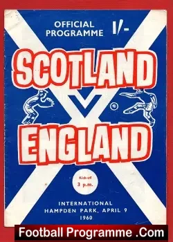 Scotland v England 1960
