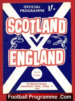 Scotland v England 1964