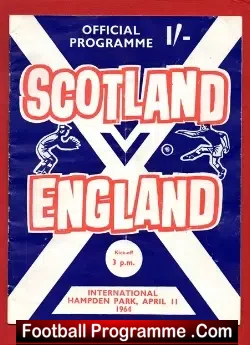 Scotland v England 1964
