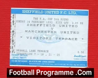 Sheffield United v Manchester United 1992 – 1st Premier League