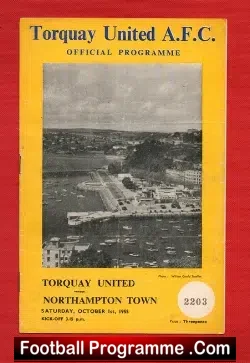 Torquay United v Northampton Town 1955