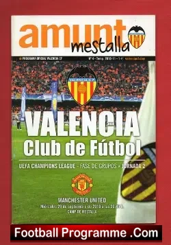 Valencia v Manchester United 2011 – Spain