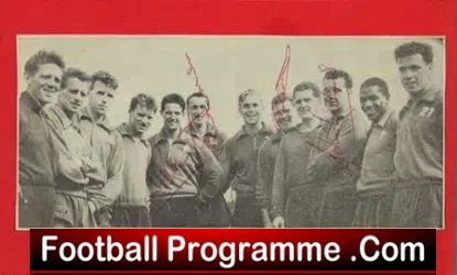 Wales Football Team Multi Signed Picture 1950s