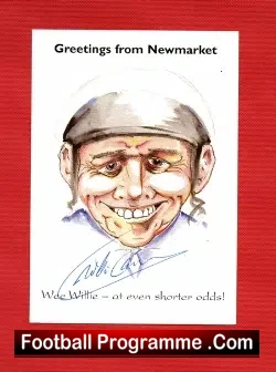 Willie Carson Signed Picture Autograph – Horse Racing Jockey