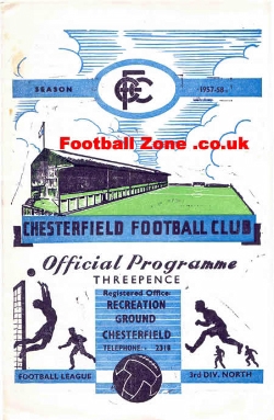 Chesterfield v Southport 1958
