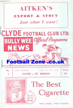 Clyde v St Mirren 1960