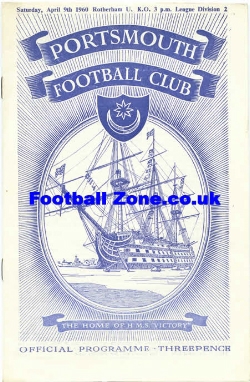 Portsmouth v Rotherham United 1960