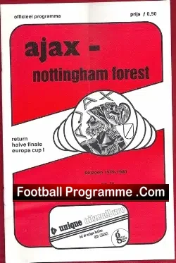 Ajax v Nottingham Forest 1979 – European Cup