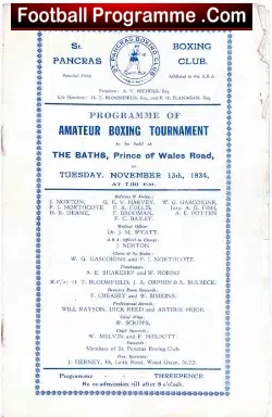 Amateur Boxing Tournament 1934