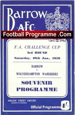 Barrow v Wolves 1959 – Champions