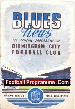 Birmingham City v Manchester City 1955