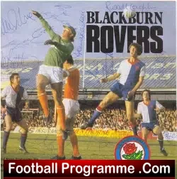 Blackburn Rovers v Grimsby Town 1980 – Signed Autographs