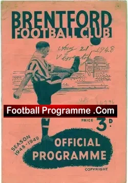 Brentford v Coventry City 1948