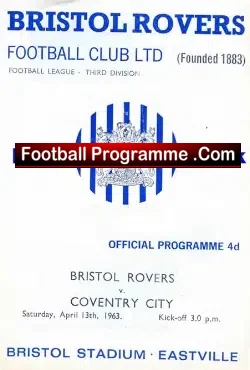 Bristol Rovers v Coventry City 1963