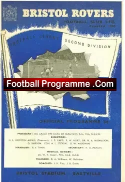 Bristol Rovers v Luton Town 1961
