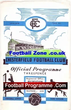 Chesterfield v Southend United 1960