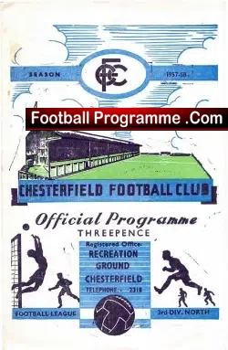 Chesterfield v Southport 1958