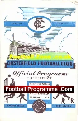 Chesterfield v Swindon Town 1961