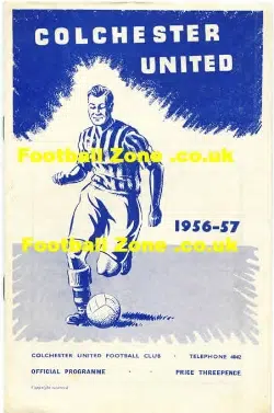 Colchester United v Crystal Palace 1956