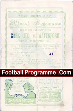Cork City v Waterford 1947