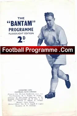 Coventry City v Akademisk Boldklub 1957 – Denmark