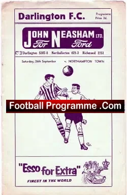 Darlington v Northampton Town 1959
