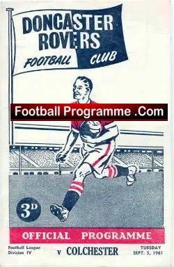 Doncaster Rovers v Colchester United 1961