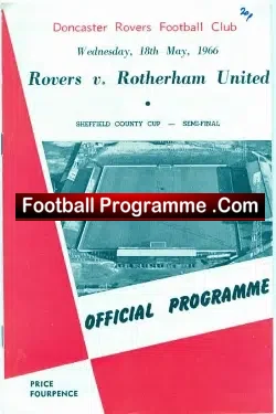 Doncaster Rovers v Rotherham United 1966