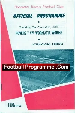 Doncaster Rovers v VRF Wormatia Worms 1965