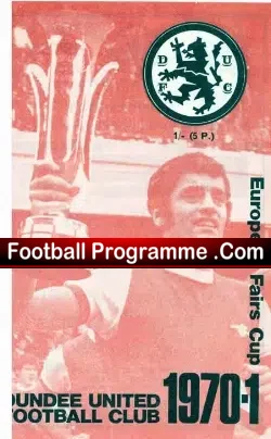 Dundee United v Sparta Prague 1970