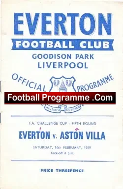 Everton v Aston Villa 1959
