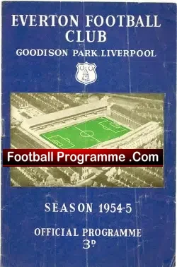 Everton v Bolton Wanderers 1954