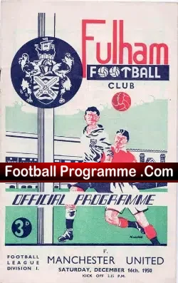 Fulham v Manchester United 1950