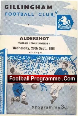 Gillingham v Aldershot 1961