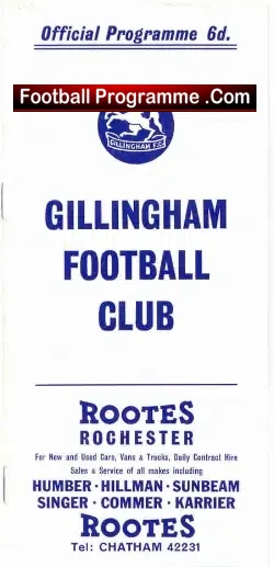 Gillingham v Southport 1962