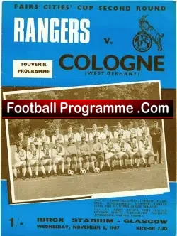 Glasgow Rangers v Cologne 1967 – Alex Ferguson