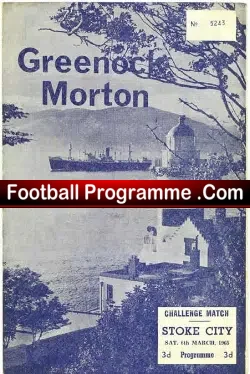 Greenock Morton v Stoke City 1965