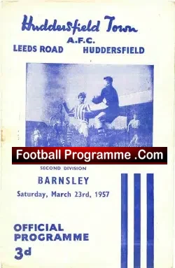 Huddersfield Town v Barnsley 1957