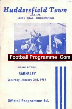 Huddersfield Town v Barnsley 1959