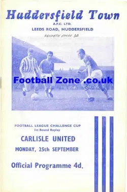 Huddersfield Town v Carlisle United 1961
