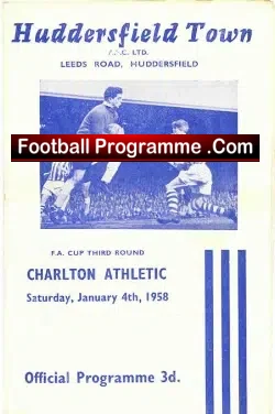 Huddersfield Town v Charlton Athletic 1958