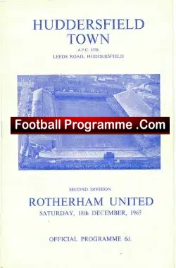 Huddersfield Town v Rotherham United 1965