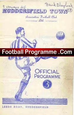 Huddersfield Town v Sheffield United 1953