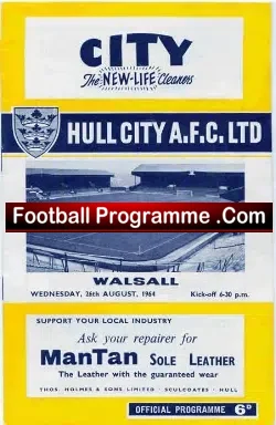 Hull City v Walsall 1964 – to clear