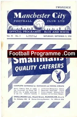 Manchester City v Chesterfield 1950